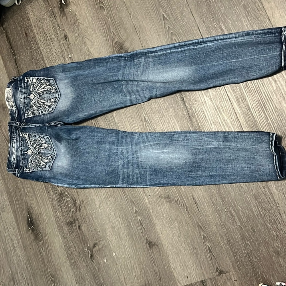 low rise miss me jeans